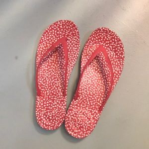 Rosy bubbles fitflops unworn